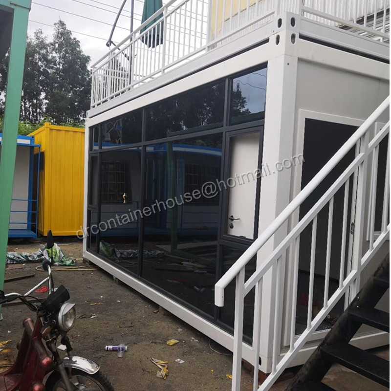 low cost prefabricated container van house coffee bar for sale philippines