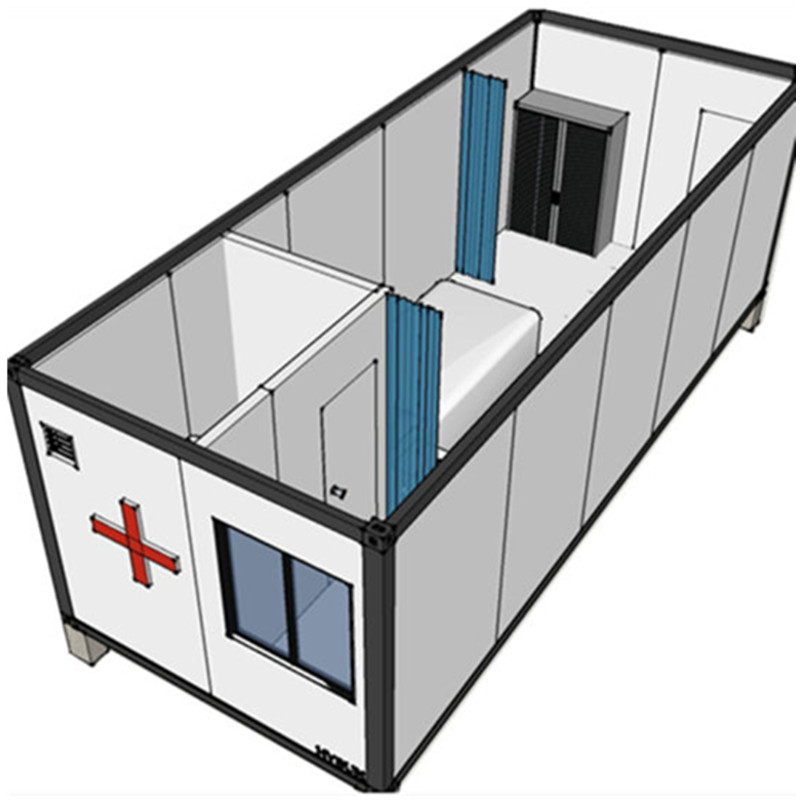 cheap prefab container hospital 20ft flat pack tiny movable portable mobile modular homes