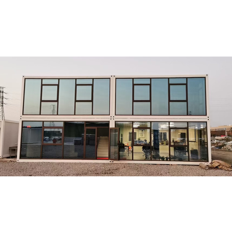 steel structure Prefab office Prefabricated flat pack modular foldable container homes 