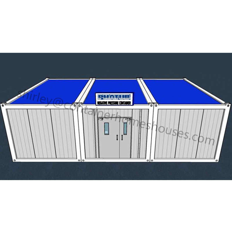prefab manufactured modular fully finished container hospital