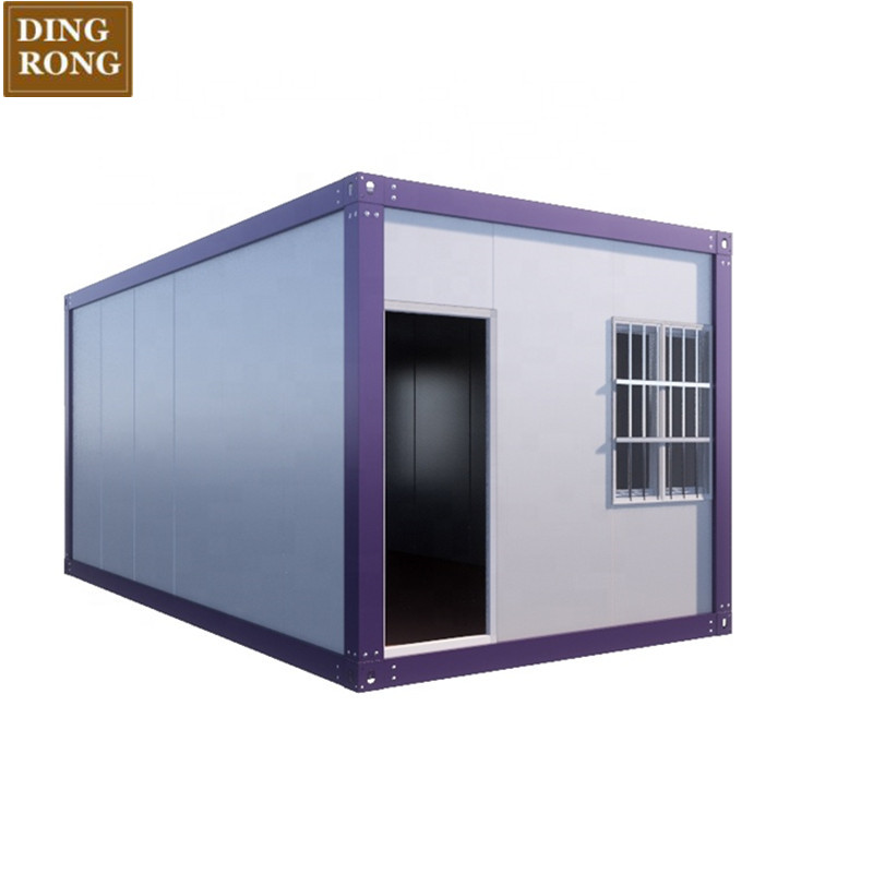 Pre fabricated insulated 20ft 2 bedroom modular ready made container house