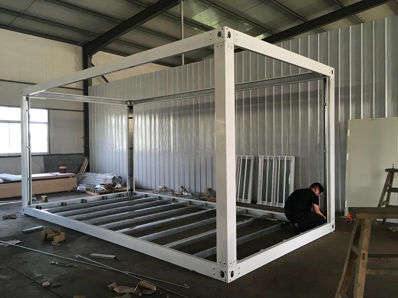 20ft Prefab Flat Pack Mobile Modular Iso Container Frames