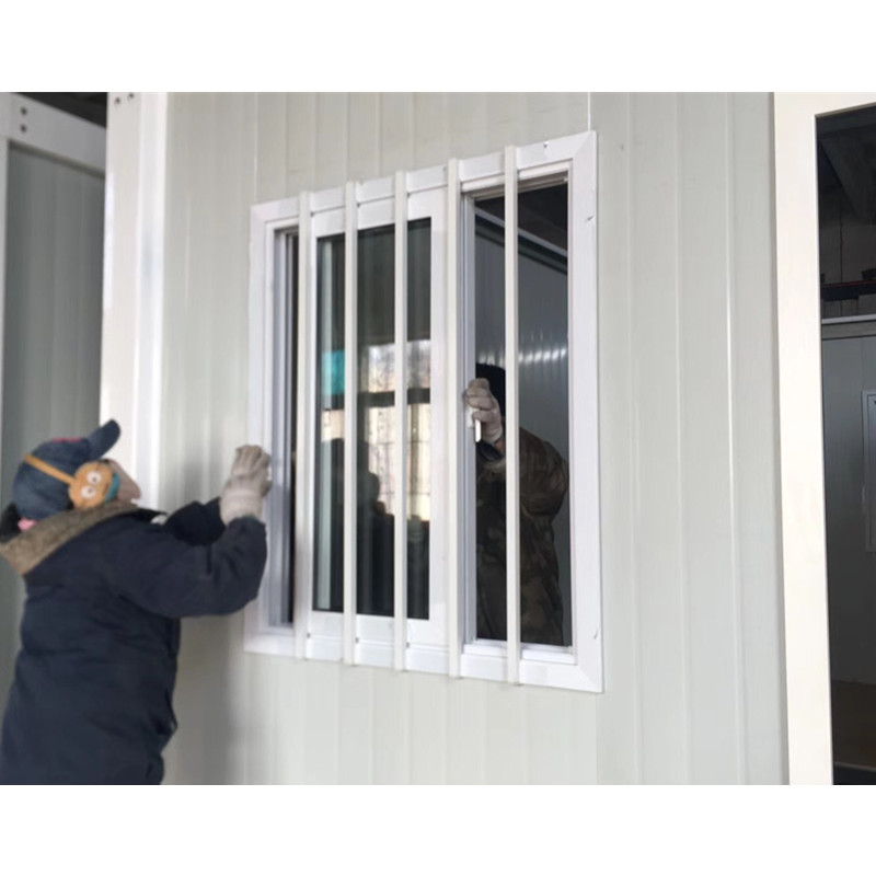 window of container house prefab houses kiosk shelter