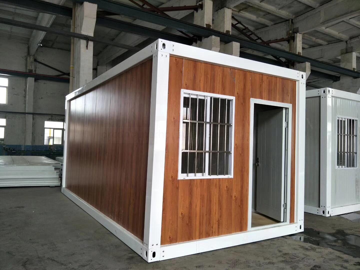 specification of sandwich panel flat pack container house homes frame