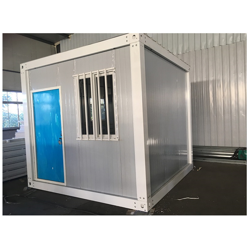 prefabricated outdoor security guard house cabin design layout