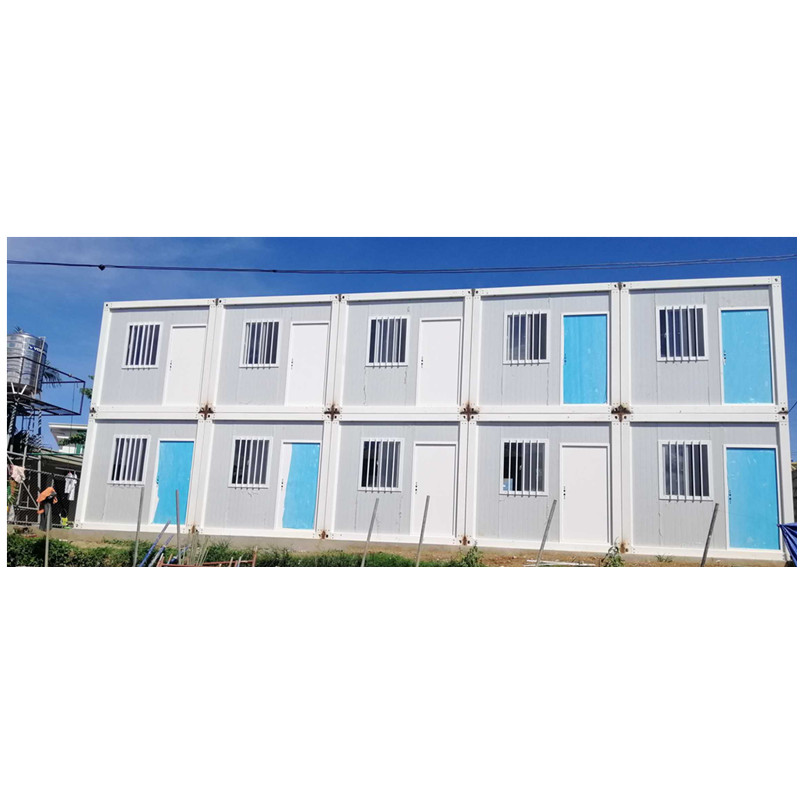 prefab prefabricated 2 story duplex container home philippines
