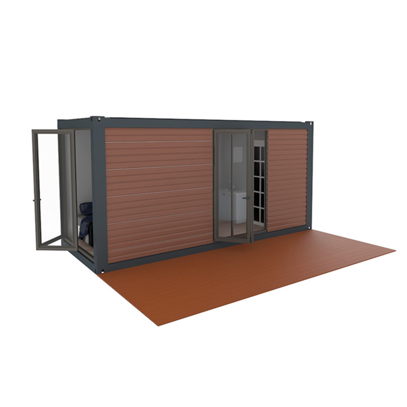 container house luxury flat pack bungalow Ready made one bedroom Diy knock down Outdoor prefabricated sandwich panel prefab home