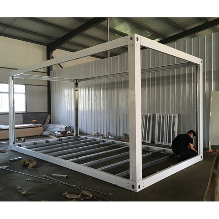 DRL18-F 20ft prefab flat pack mobile modular iso shipping container frames