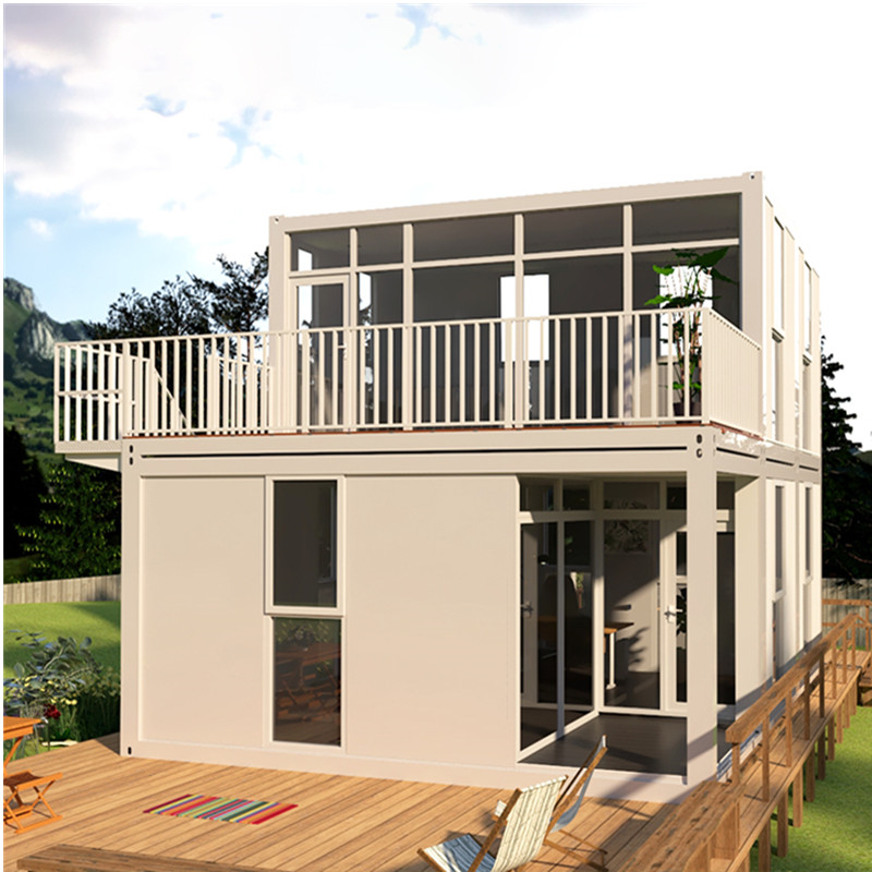 mobile home cabin China prefabricated low cost real estate puerto rico modern pre fab container office for sale