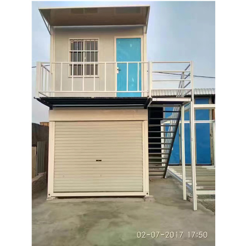 sandwich panel pre fab container two story flat pack shipping prefabricated folding portable garage