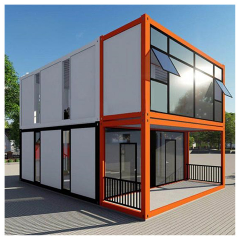 Kit set Low cost container office flat pack steel structure prefabricated prefab homes