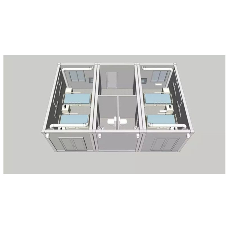 Small steel frame container hospital Ready made Luxury portable shipping modular house 