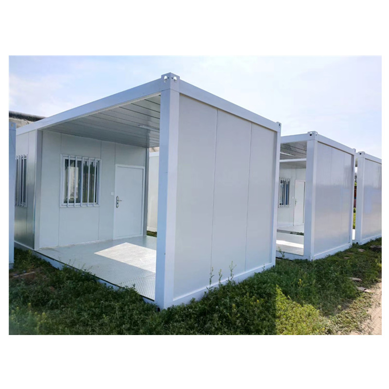 Mini Low cost container guard house flat pack 20 foot Outdoor steel structure tiny home for sale
