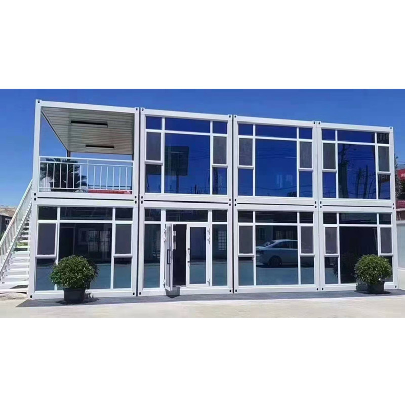 two storey folding container office modular tiny flat pack portable prefab 20ft homes
