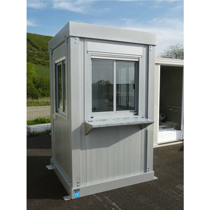 Detachable knock down guard container house Foldable Mobile Portable shipping prefab office