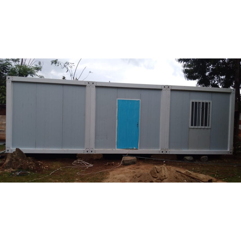 Kenya container house project two bedrooms stackable prefab shipping container homes
