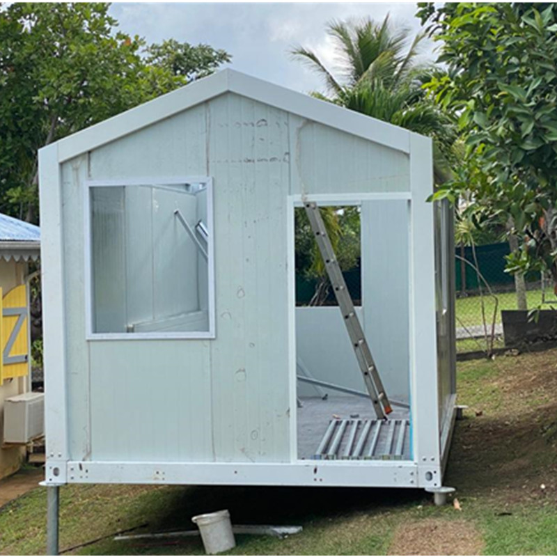 Guadeloupe prefab modular portable flat pack container homes project shipping container employee housing unit