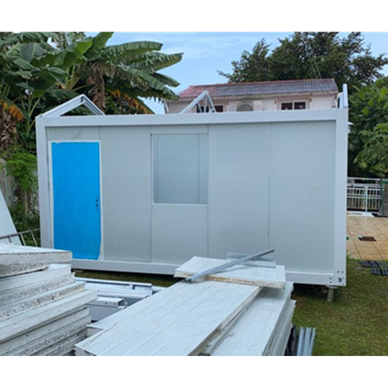 Guadeloupe prefab modular portable flat pack container homes project shipping container employee housing unit