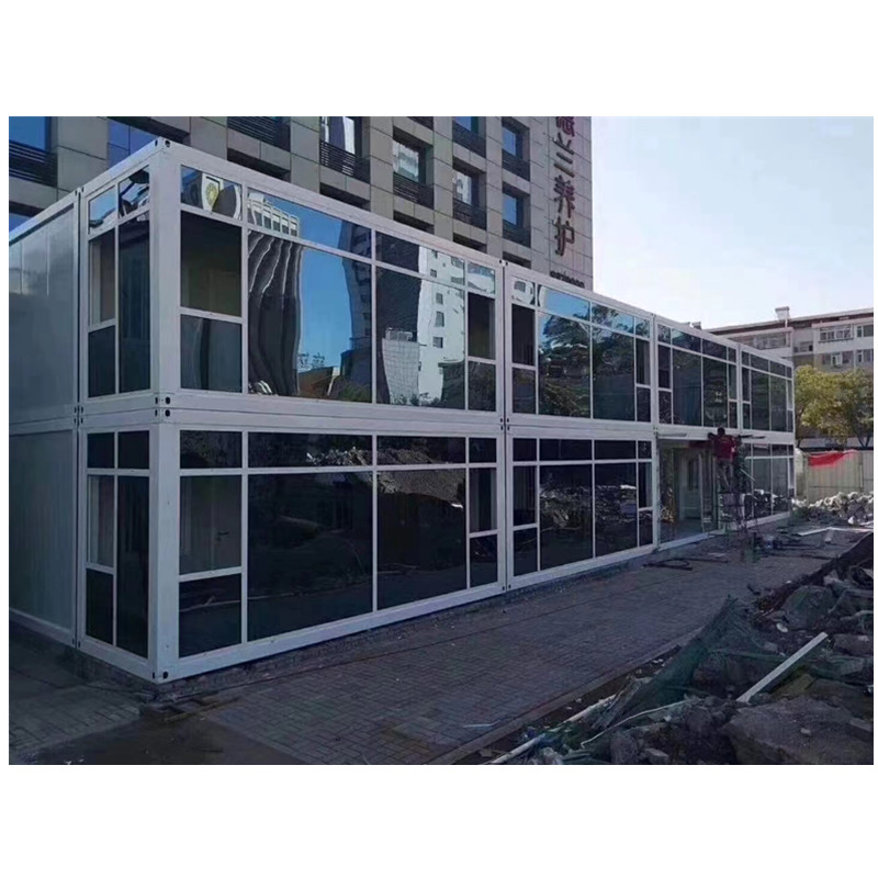 Mobile container office folding Metal steel structure prefab shipping containers houses