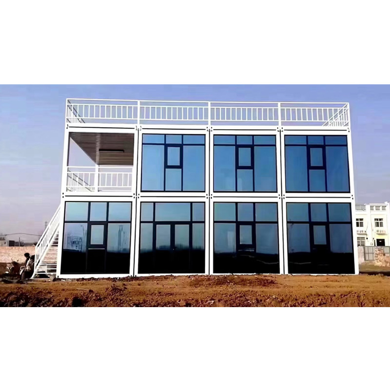 Mobile container office folding Metal steel structure prefab shipping containers houses