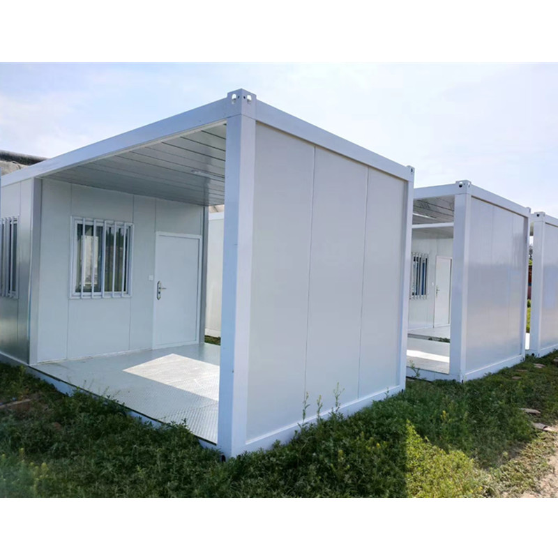 Mobile Portable container office Folding steel frame luxury modular pre fab tiny house