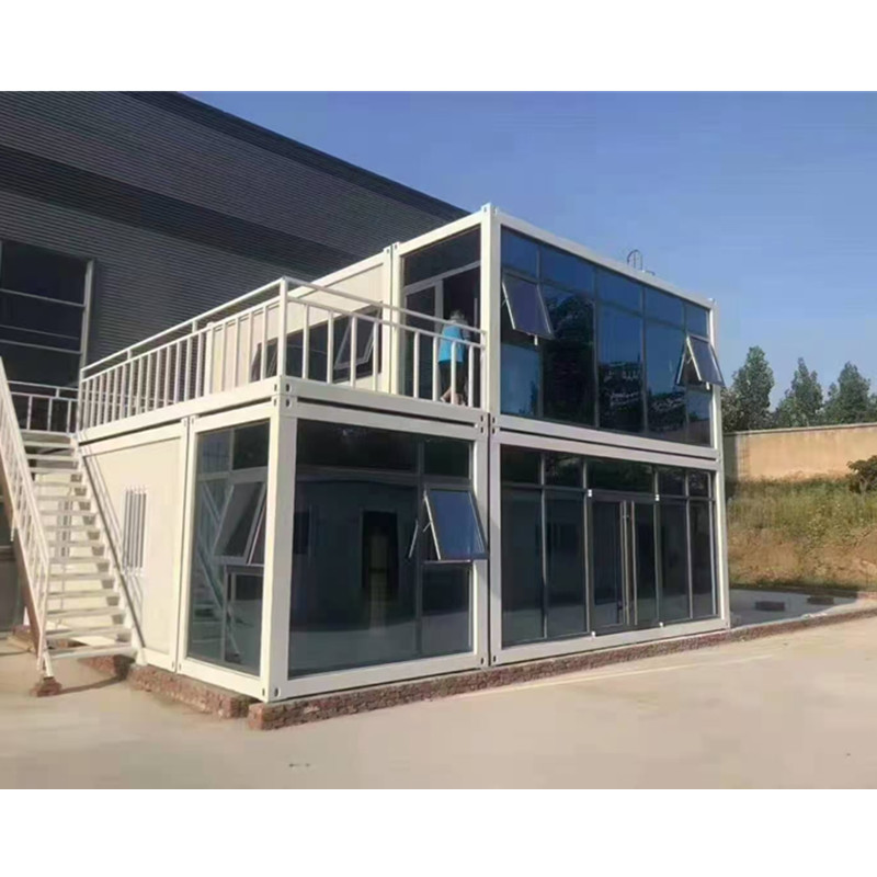 steel structure prefab house Tiny cheap prefabricated kit container homes 