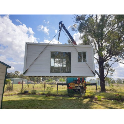 Waterproof  worker labor camp 2 bedroom modular shipping container house