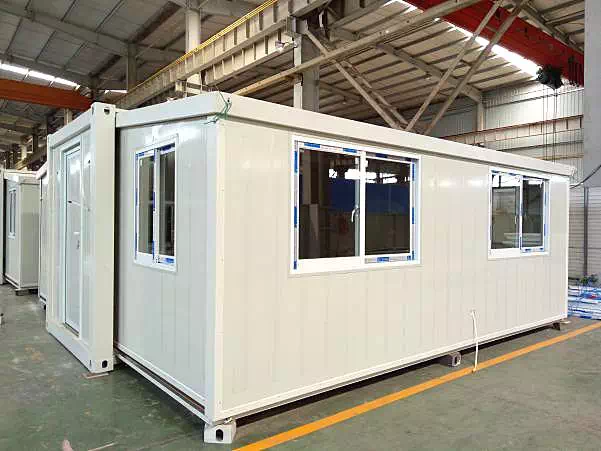 manufactured movable pre fabricated expandable container houses for sale