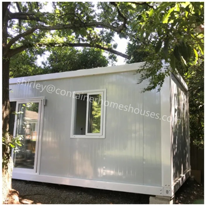 outdoors light steel structure prefab 20ft modular mobile shipping container house