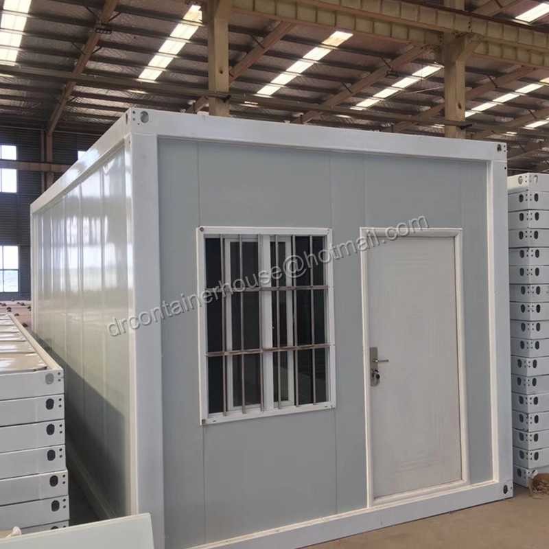 Outdoor two-story modular pre fabricated portable integrated shipping container house for sale