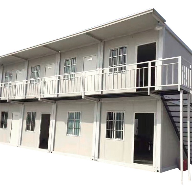 Outdoor two-layer 20ft shipping manufactured portable prefab modular container house for sale