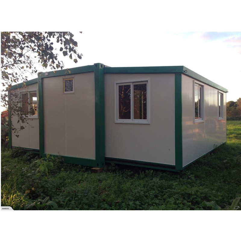 DINGRONG small 20ft 2 bedrooms expandable folding insulated container houses for sale