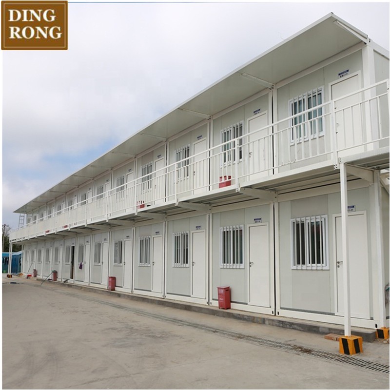 two storey customizable portable prefab modular insulated container houses houses office for sale