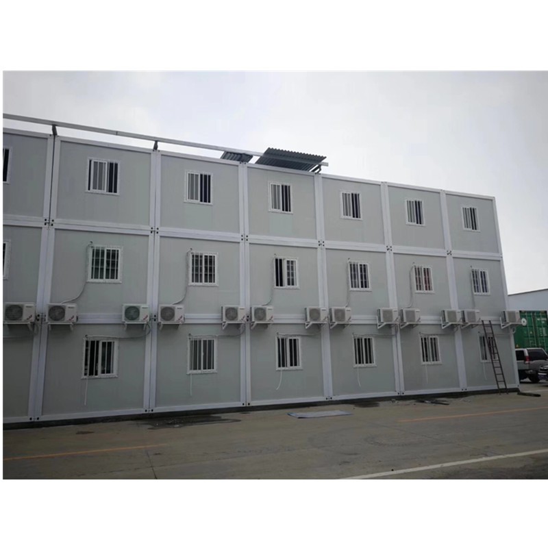 Three storey manufactured modular mobile prefab custom insulated container house for sale