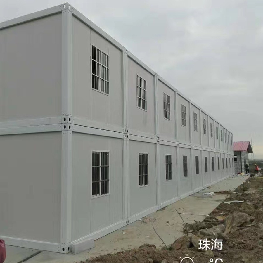 Customizable insulated modular mobile movable prefab stackable container house for sale