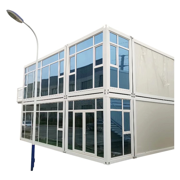 Double-layer insulation collapsible manufactured prefabricated contener container house homes for sale