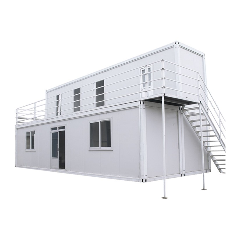 shipping double layer stackable casas modular mobile manufactured container house homes for sale