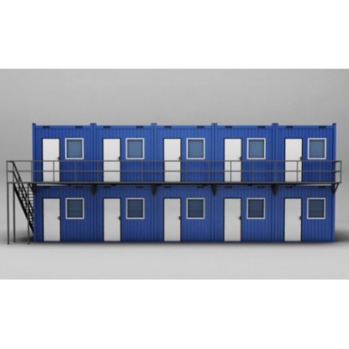 prefab 20ft 2 bedroom modular collapsible portable manufactured container house