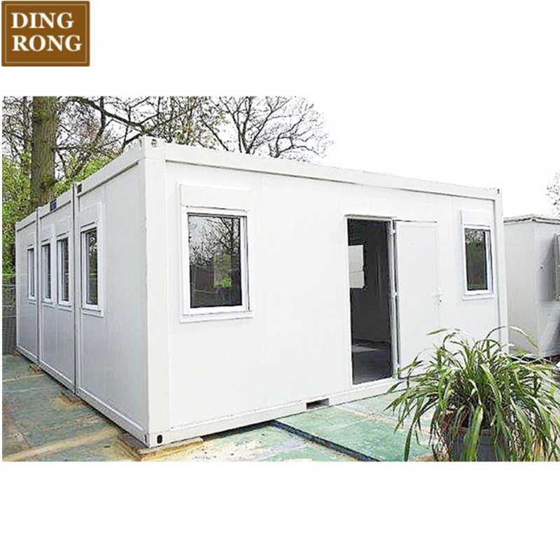 prefab 20ft 2 bedroom modular flat roof manufactured casas contener container house homes for sale