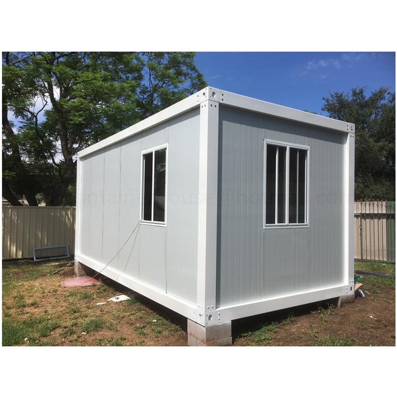 installation video of 20ft modular container house can be customized