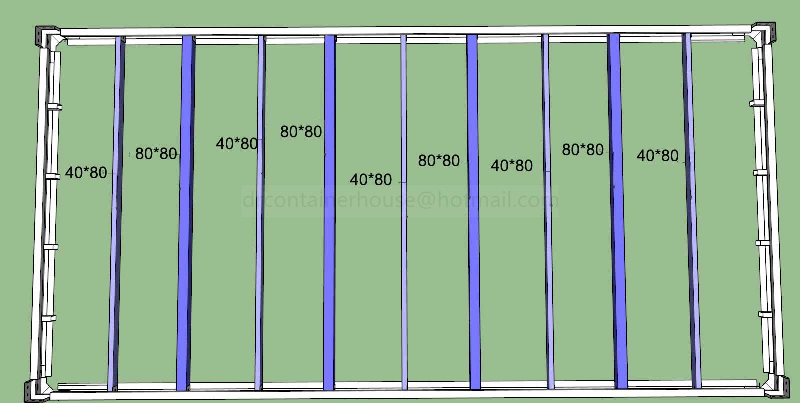 bottom frame of 20 ft cheap <a href=flat pack container house target='_blank'>flat pack container house</a>s box