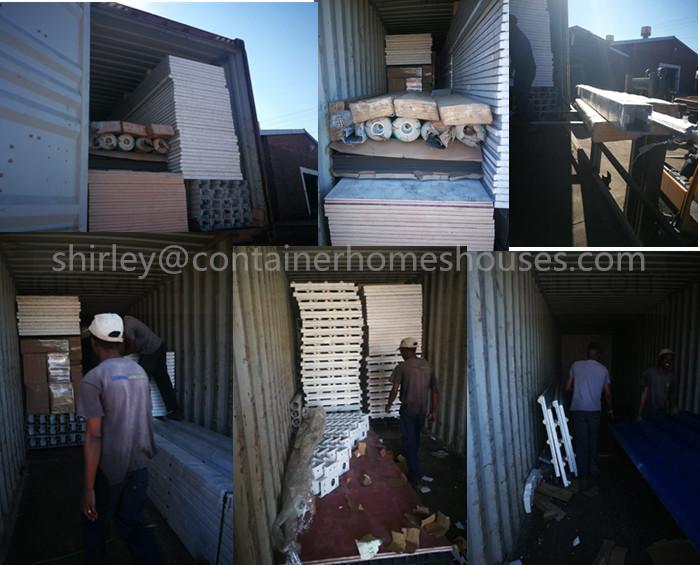see distributor in south africa how to unload container,how to install prefab tiny house container