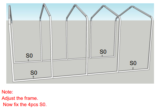 folding foldable steel frame carport garage parts
