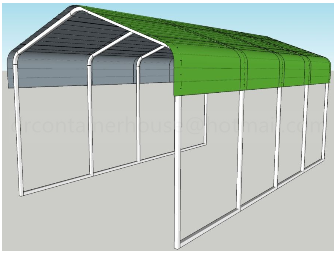 folding foldable steel frame carport garage parts