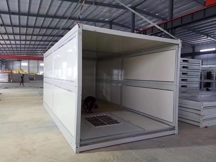 prefab 20ft foldable folding container house for sale